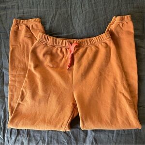 MOTHER MOVE IT! The Bender Ankle Sweatpants Clay color Size M